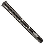 JumboMax Set of 1 Tour Series Golf Grips - Black with Silver Trim Standard Jumbo (+1/8)