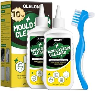 OLELON 2 Pcs Household Stain Remover Gel, Washing Machine Cleaner with Brush, Stain Remover Gel for Tile Grout Washer Cleaner, Wall, Sealant, Glass, Kitchen, Sinks