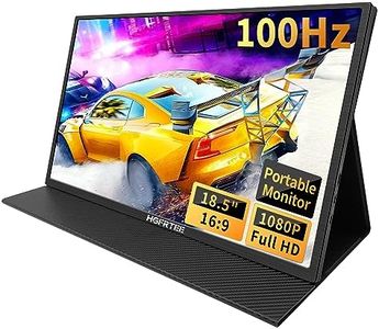 Portable Monitor 18.5inch 1080P FHD USB-C Laptop Monitor HDMI Portable Screen HDR 100Hz Gaming Monitor w/Premium Smart Cover & Speakers, External Monitor for Laptop PC Mac Phone PS4 PS5 Xbox Switch