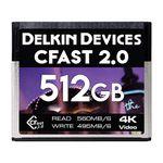 Delkin Devices 512GB Cinema CFast 2.0 Memory Card (DDCFST560512)