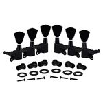FLEOR 3L3R Guitar Tuners Machine Heads Black Vintage Keystone Style Tuning Pegs Keys Set Fit Les Paul Guitar Replacment