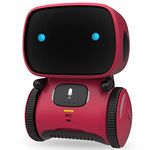 GILOBABY Interactive Smart Robot Toys, Intelligent Robot Toys for Kids, Children Girls & Boys Robotic Toys 3 Years Old Up, Voice Control & Touch Sense, Dance & Sing & Walk, Recorder & Speak Like You