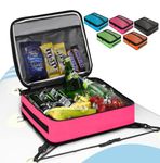 WITSTEP Paddle Board Cooler Bag, Waterproof Surf Sup Deck Cooler Bag Insulated Leakproof 10 Cans, Sup Paddle Board Accessories Bag for Stand Up Paddleboard and Kayak, Pink