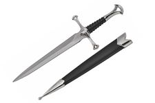 Wuu Jau Co H-5922 Medieval Dagger with Black Scabbard, 14\