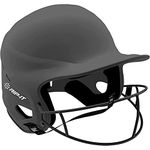 Rip-It VISN-M-B RIP-IT Fit Softball Batting Helmet with Vision Pro, Medium/Large, Black