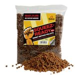 Fjuka Squeez-Ready Sweet Method Pellet 2mm | Ready-prepped Method feeder pellet | F1s, Carp, tench, bream etc | 200g Bag