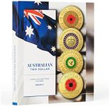 Australian Two Dollar Circulating Coins Collection Push in Folder (FOLDER ONLY NO COINS)