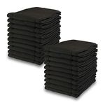 Littles & Bloomz, Reusable Cloth Nappy Inserts Booster, Charcoal, Pack of 20