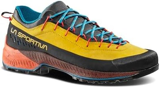 La Sportiva Mens TX4 EVO Leather Technical Approach/Hiking Shoes, Bamboo/Tropic Blue, 12