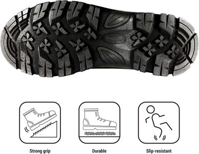 NORTIV 8 Men’s Waterproof Snow Boots – Insulated Winter Footwear