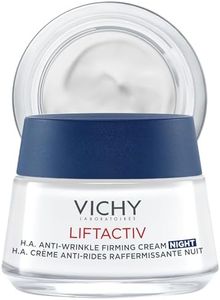 Vichy Night Cream, Liftactiv H.A. Night firming Cream with Hyaluronic Acid & Vitamin C Reduces the Appearance of Fine Lines while Firming the Skin. Dermatologist Tested & Hypoallergenic, 50mL