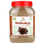 Glow Lush Shikakai Powder (1 kg) for Herbal Hair Wash, Hair Cleansing and Conditioning.