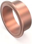 RARELEMON 2 Inch Copper Tri Clamp Ferrule, Beer Keg Still Adapter for 2 Inch Copper Pipe – Sanitary Homebrew Fitting, Beer Brewing Equipment – No Clamp Included