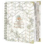 Wedding Planner Book & Engagement Gift for Couples – Diary, Countdown Calendar, Organizer, and Checklist Journal