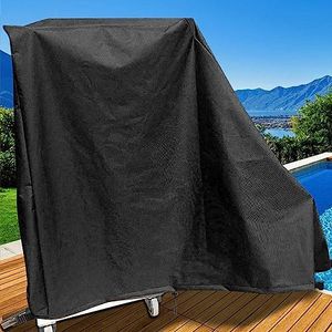 Lift Pool Chair Protective Cover, 600D Heavy Duty Swimming Pool Lift Chair Protective Covers for SR Smith ML300, Black