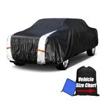 Cotryvox 10-Layer Truck Cover Waterproof All Weather. Pickup Truck Cover Rain UV Protection. Full Outdoor Pickup Truck Covers for Ford F150 Chevy Silverado Dodge Ram 1500. (Length Up to 250 inch) XXL