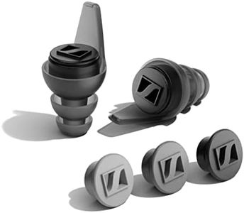 Sennheiser SoundProtex Plus Earplugs - Reusable Hearing Protection with 4 Interchangeable Filters - High Fidelity Sound at a Safe Volume Level - Black