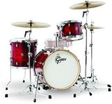 Gretsch Drums CT1-J483-GCB Catalina Club 3 Piece Drum Shell Pack, Gloss Crimson Burst