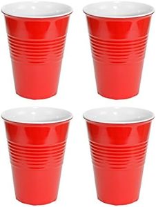 Fairly Odd Novelties Red Hard Plastic Cup 20oz - 4 Pack