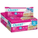 Quest Nutrition Protein Bar (21g Protein, 4g Net Carbs, Less Than 1g Sugar, 17g Fiber) - 12 Pack (Birthday Cake)