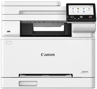 Canon i-SENSYS MF664Cdw – 3-in-1 Drahtloser WLAN-Farblaserdrucker – Drucken, Kopieren, Scannen in A4 – 21 Seiten/Min., LCD-Touchscreen – WLAN-Verbindung, Scan-to-Cloud – Büro-Drucker