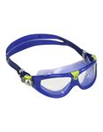 Aqua Sphere Unisex (Jnr) - Violet/Lime (193.440) AQUASPHERE SEAL KIDS 2 JNR MASK VIOLET LIME 193 440 , 14 Years, One Size UK