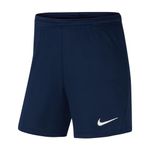 NIKE BV6860-410 Dri-FIT Park 3 Shorts Women's MIDNIGHT NAVY/WHITE Size XL