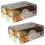 Borders biscuit | Biscuit Tin | Variety of 6 Buttery Flavours | Family sharing gift box | (2 X 400g) | Family Treat