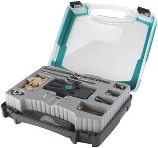 wolfcraft Undercover Jig Set PZ, 55 pcs. I 4642000 I Complete Sets for Invisible fastenings