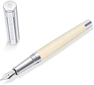 STAEDTLER Initium Corium Fountain Pen, Leather, Beige, F, 9PC130F