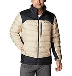 Columbia Men's Autumn Park Down Jacket, Ancient Fossil/Black, Large Tall