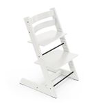 Stokke Tripp Trapp Chair from Stokke, White - Adjustable, Convertible Chair for Toddlers, Children & Adults - Convenient, Comfortable & Ergonomic - Classic Design