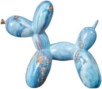 Nordic Modern Art Resina Graffiti Scultura Palloncino Cane Statua Creativa Colorata Artigianato Figurine Regalo Casa Ufficio Desktop Decor
