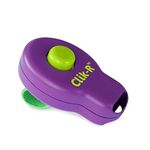 PetSafe Clik-R Dog Training Clicker-Positive Behavior Reinforcer For Pets-All Ages Puppy And Adult Dogs-Use To Reward And Train-Trainer Guide Included,?15.88 cm,Purple