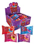 Bazooka Ring Pop Lollipops | 4 Assorted Flavours | Blue Raspberry - Strawberry - Cola - Blackcurrant | Vegetarian & Vegan | Gluten-Free| Individually Wrapped | Party Pack | Kids Party Favour - 24 Pack