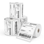 Direct Thermal Labels 4 Roll 1000 Labels Shipping Labels White 4" x 6"(101x152mm) Packaging Envelopes Labels for Direct Thermal Printers 250 Labels/Roll