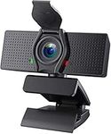 Vivider (TM) HD Webcam 1080P with Microphone, PC Laptop Desktop USB Webcams, Pro Streaming Computer Camera for Video Calling, Recording, Conferencing, Gaming, 110-Degree Widescreen Web Camera with Rotatable Clip