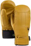 Burton Men's Gondy GORE-TEX Leather Mittens, Rawhide, M