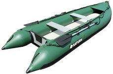 Saturn 13 ft Kaboat SK385Xl Green Extra Heavy-Duty Inflatable Boat Kayak Crossover