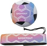 Sportout Soccer/Volleyball Training Equipment Aid, Solo Soccer Trainer, Football Accessories with Adjustable Waist Belt for Kids Adults, Perfect Soccer/Volleyball Gift