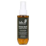 Rustic Art Organic Neem Basil Face Wash For Acne Prone Skin | Anti Acne, Anti Pimple | 100 Ml