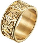 Epinki 10MM Mens Stainless Steel Ri