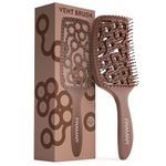 FRAMAR Professional Wet Hair Brush - Vented Hair Brush For Women, Curved Hair Detangler Brush, Blow Dry Brush, Hair Brush Dryer, Brosse a Cheveux, Curly Hair Brush Hair Dryer, Detangling Hair Brush