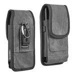 AIScell Heavy Duty Denim Pouch Holster Case for Galaxy A54 5G, S23 Ultra, S23+,A14,S22 Ultra,A32,A13,A23, iPhone 15 Pro Max,15 Plus,14 Plus,14 Pro Max,13 Pro Max,12 Pro Max,(Fit Case Cover on)