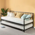 ZINUS Eden Metal Daybed with Trundl