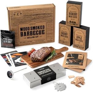 Cooking Gift Set Co. | Wood Smoked BBQ Grill Set for Men | Gifts for Men:Gifts for Boyfriend, Birthday Gifts for Men, & New Home Gift Ideas | BBQ Gifts for Men, Mens Gifts Ideas