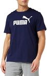 PUMA ESS Logo Men's T-Shirt, Mens, T-Shirt, 851740, Peacoat, S