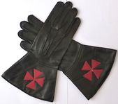 Masonic Knights Templar Gauntlets - Leather (Extra Extra Large)