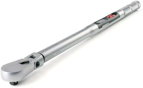 TEKTON 1/2 Inch Drive 90-Tooth Flex Head Dual-Direction Electronic Torque Wrench (30-300 ft-lb) | TRQ82123