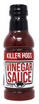 Killer Hogs Vinegar Sauce | Championship Grill and BBQ Sauce for Beef, Steak, Burgers, Pork, and Chicken | Sweet and Tangy and Spicy | 16 oz